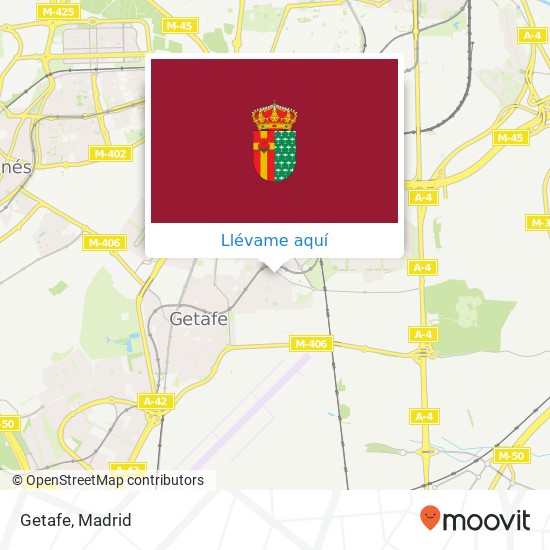 Mapa Getafe