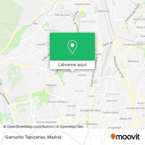 Mapa Garrucho Tapicerias