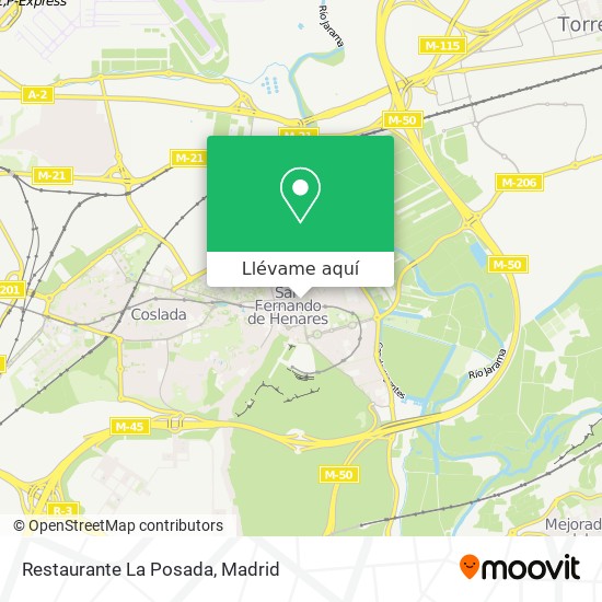 Mapa Restaurante La Posada