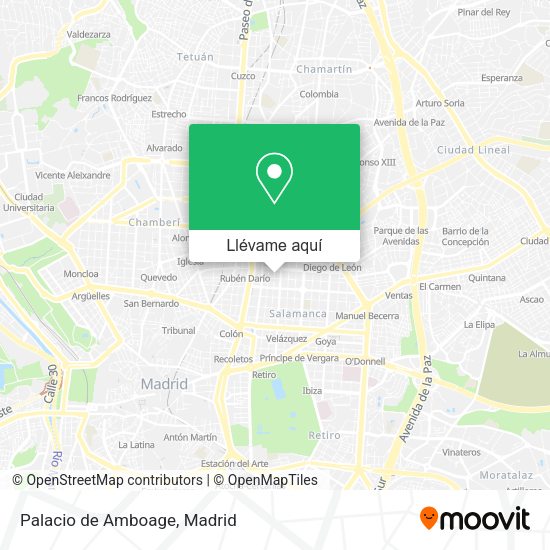Mapa Palacio de Amboage