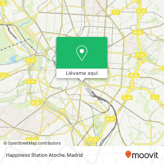 Mapa Happiness Station Atoche