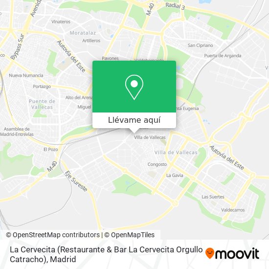 Mapa La Cervecita (Restaurante & Bar La Cervecita Orgullo Catracho)