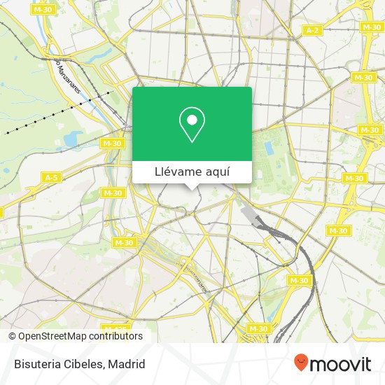 Mapa Bisuteria Cibeles