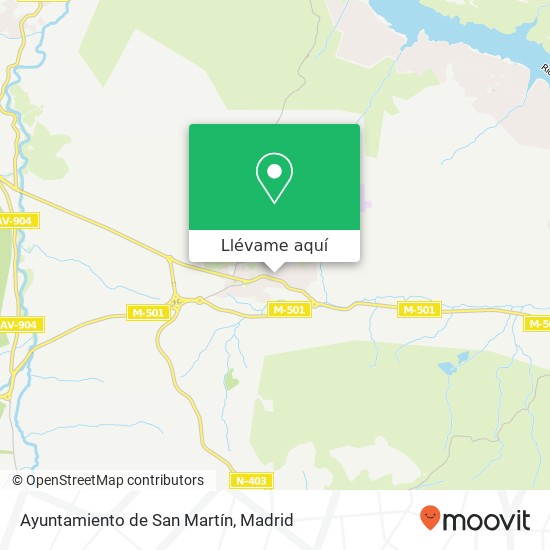 Mapa Ayuntamiento de San Martín