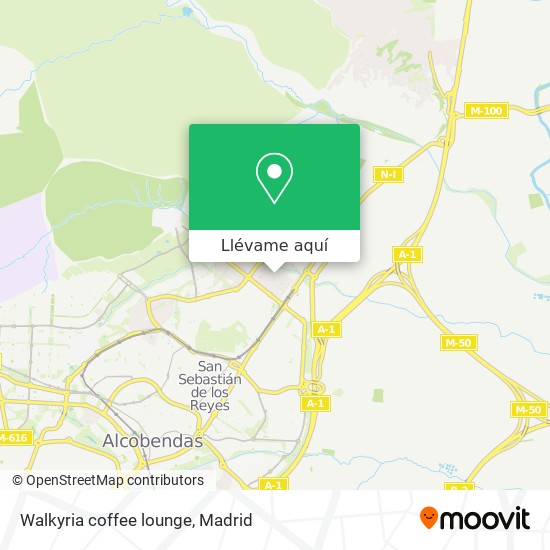 Mapa Walkyria coffee lounge