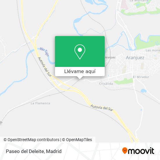 Mapa Paseo del Deleite