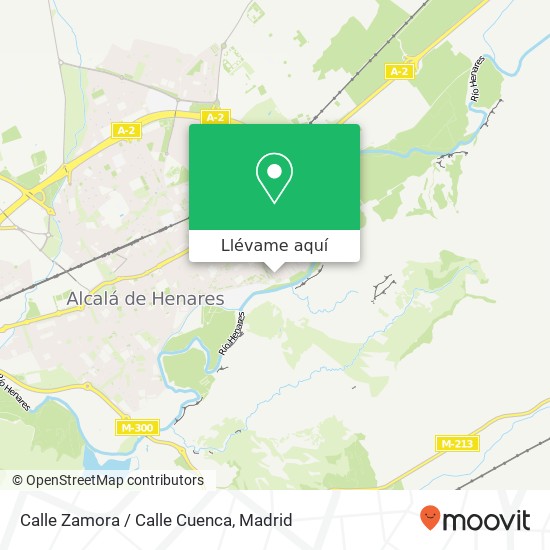 Mapa Calle Zamora / Calle Cuenca