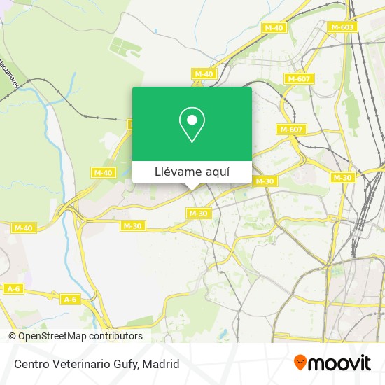 Mapa Centro Veterinario Gufy