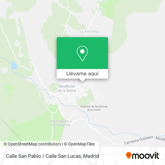 Mapa Calle San Pablo / Calle San Lucas