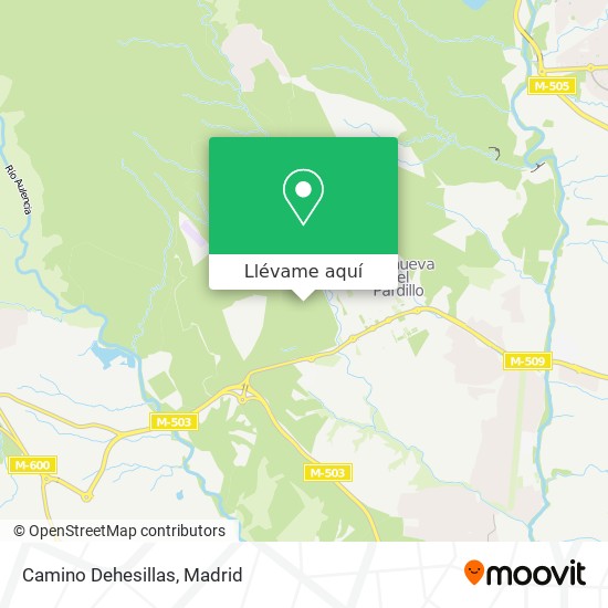 Mapa Camino Dehesillas