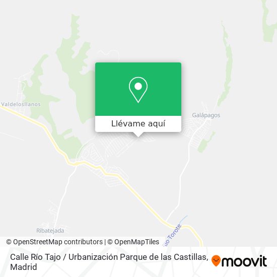Mapa Calle Río Tajo / Urbanización Parque de las Castillas
