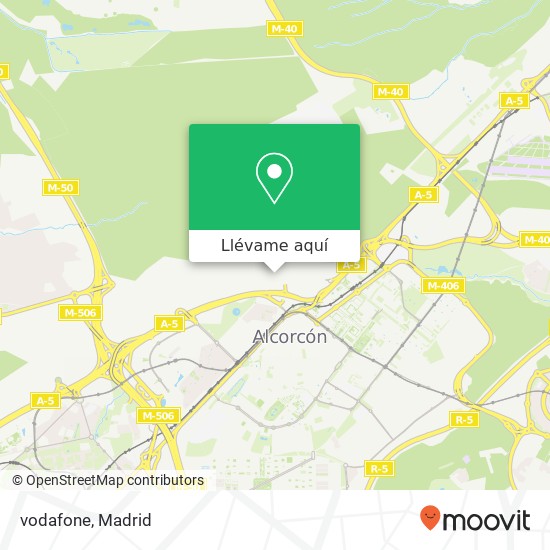 Mapa vodafone