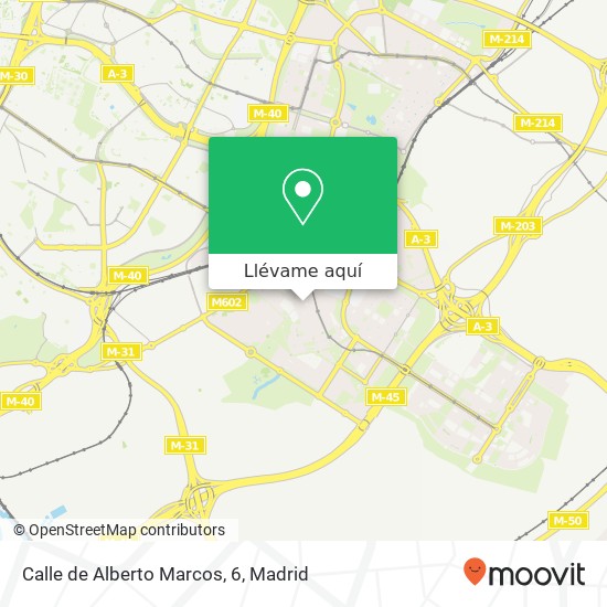 Mapa Calle de Alberto Marcos, 6