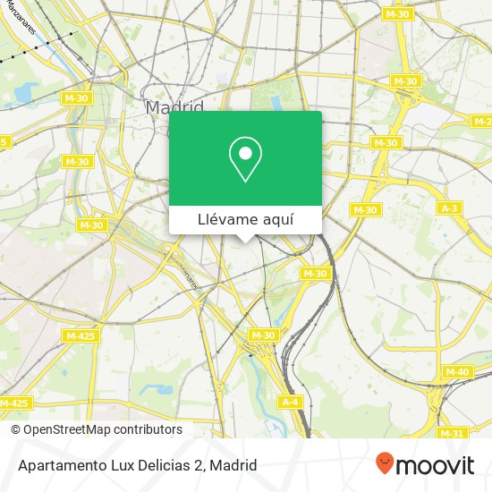 Mapa Apartamento Lux Delicias 2