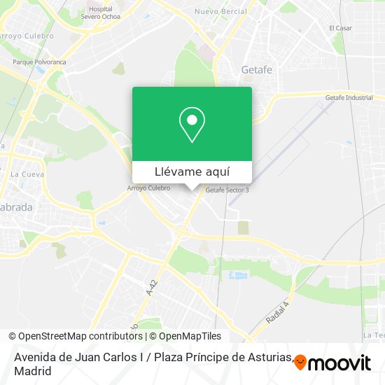 Mapa Avenida de Juan Carlos I / Plaza Príncipe de Asturias