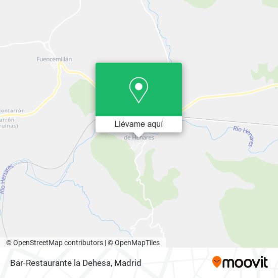Mapa Bar-Restaurante la Dehesa