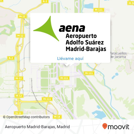 Mapa Aeropuerto Madrid-Barajas