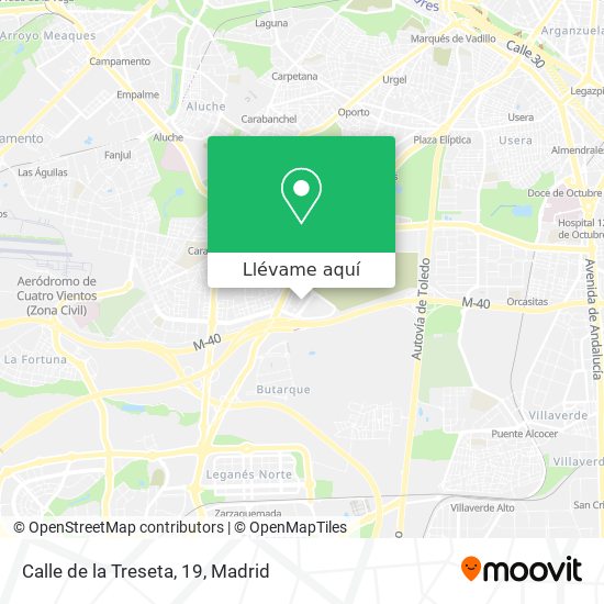 Mapa Calle de la Treseta, 19