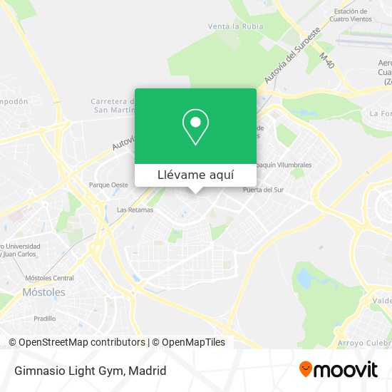 Mapa Gimnasio Light Gym