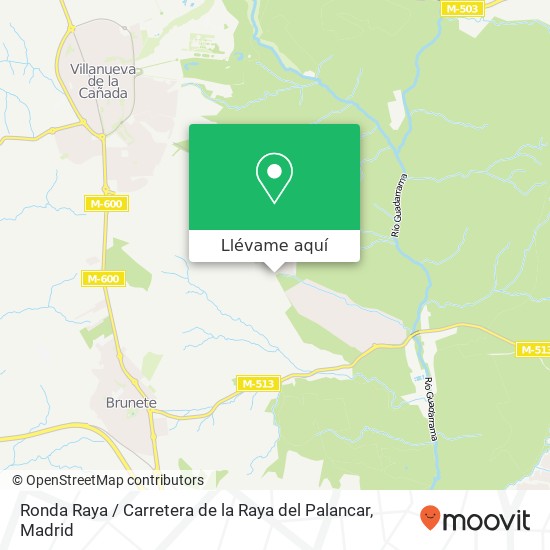 Mapa Ronda Raya / Carretera de la Raya del Palancar