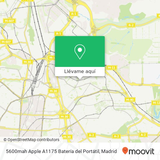 Mapa 5600mah Apple A1175 Batería del Portátil