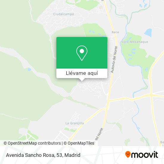 Mapa Avenida Sancho Rosa, 53