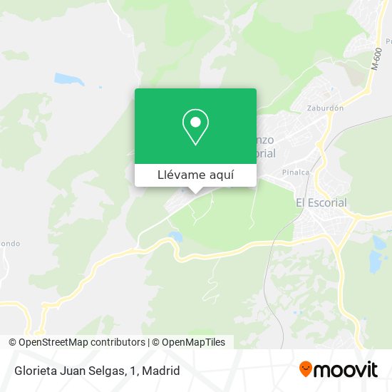Mapa Glorieta Juan Selgas, 1