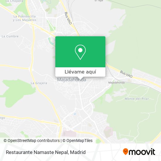 Mapa Restaurante Namaste Nepal