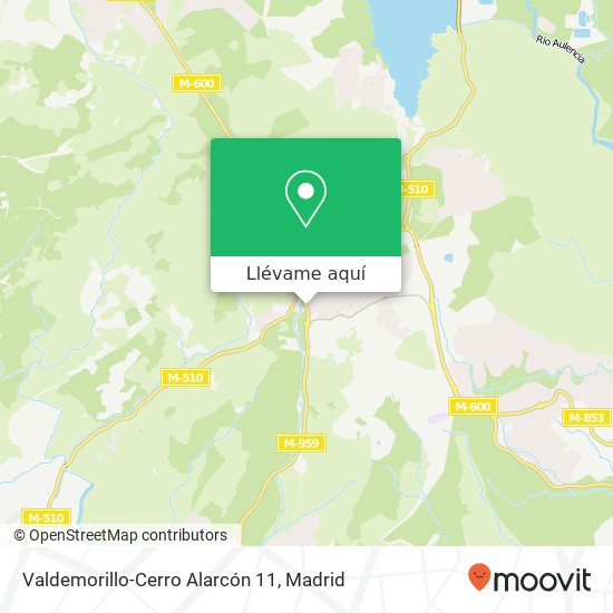 Mapa Valdemorillo-Cerro Alarcón 11