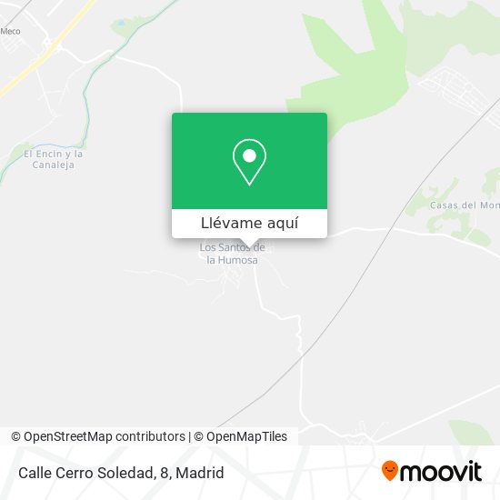 Mapa Calle Cerro Soledad, 8