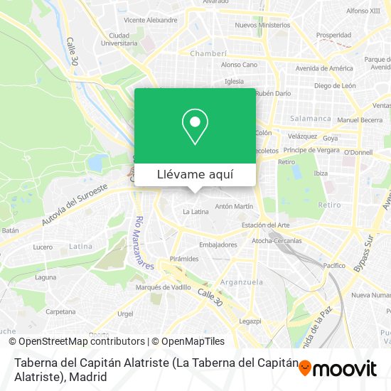 Mapa Taberna del Capitán Alatriste
