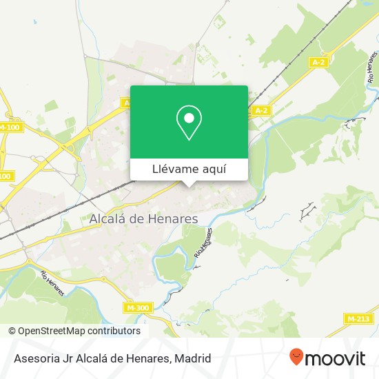 Mapa Asesoria Jr Alcalá de Henares