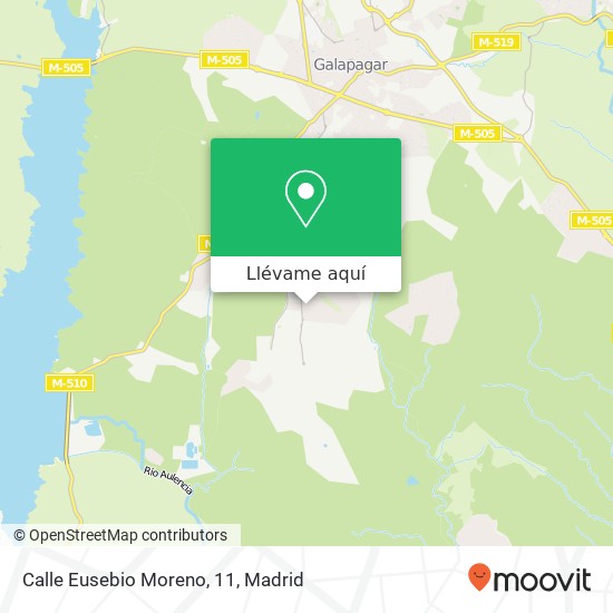 Mapa Calle Eusebio Moreno, 11