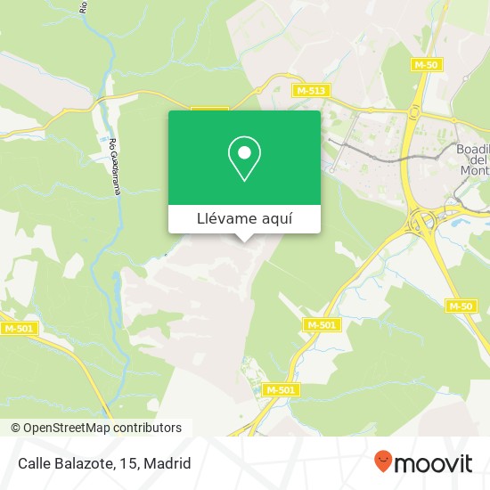 Mapa Calle Balazote, 15