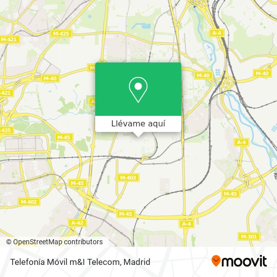 Mapa Telefonía Móvil m&I Telecom