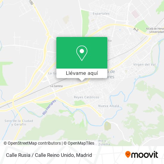Mapa Calle Rusia / Calle Reino Unido