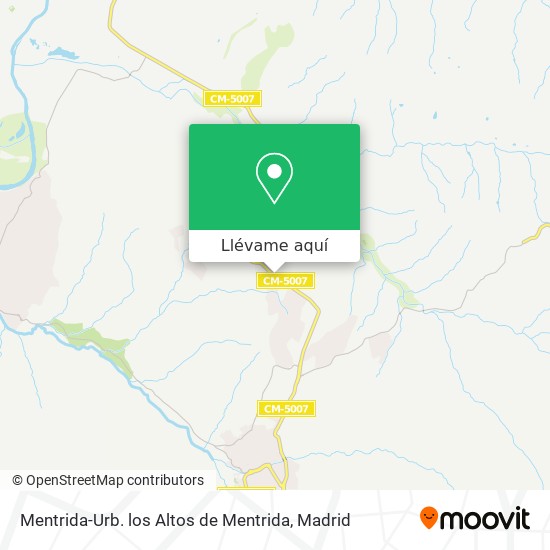 Mapa Mentrida-Urb. los Altos de Mentrida