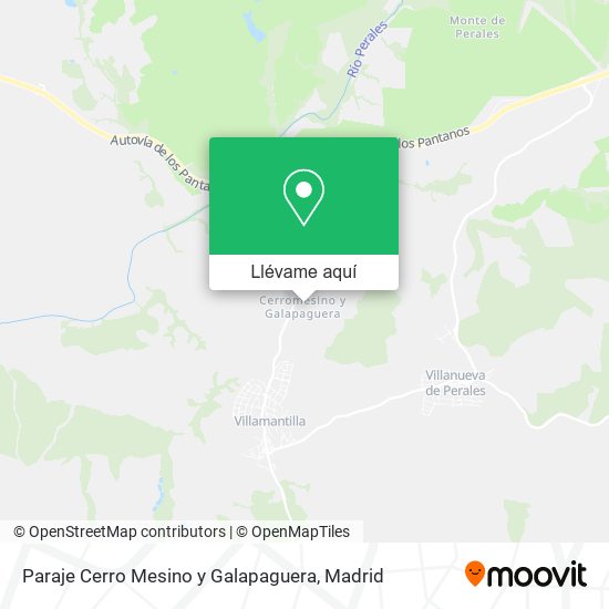 Mapa Paraje Cerro Mesino y Galapaguera