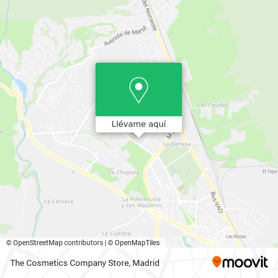 Mapa The Cosmetics Company Store