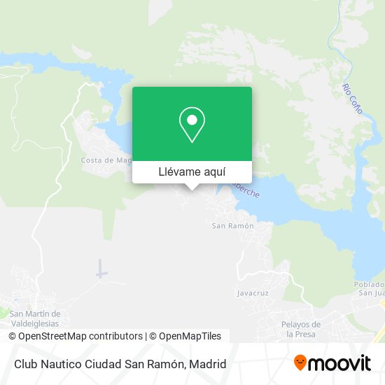 Mapa Club Nautico Ciudad San Ramón
