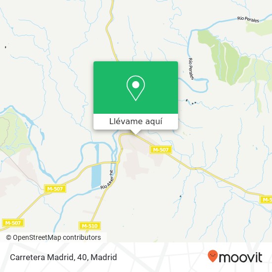 Mapa Carretera Madrid, 40