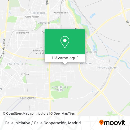 Mapa Calle Iniciativa / Calle Cooperación