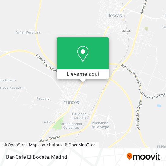 Mapa Bar-Cafe El Bocata