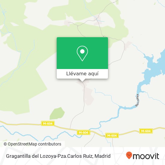 Mapa Gragantilla del Lozoya-Pza.Carlos Ruíz