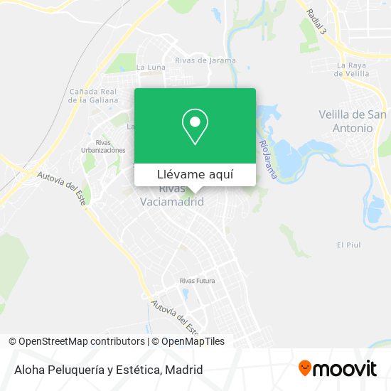 Mapa Aloha Peluquería y Estética