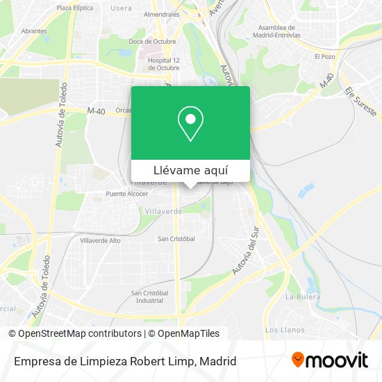 Mapa Empresa de Limpieza Robert Limp