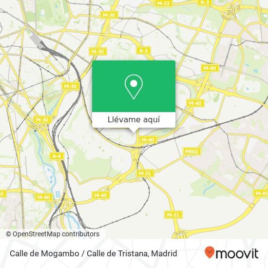 Mapa Calle de Mogambo / Calle de Tristana
