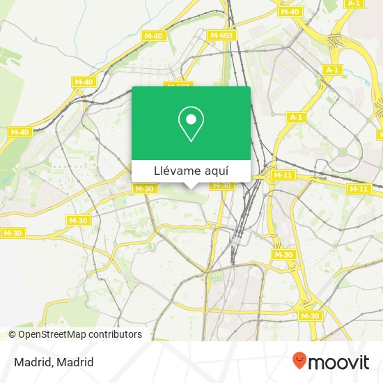 Mapa Madrid