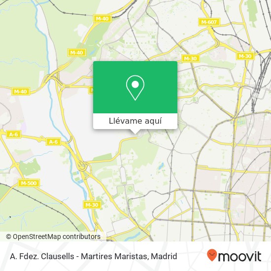 Mapa A. Fdez. Clausells - Martires Maristas