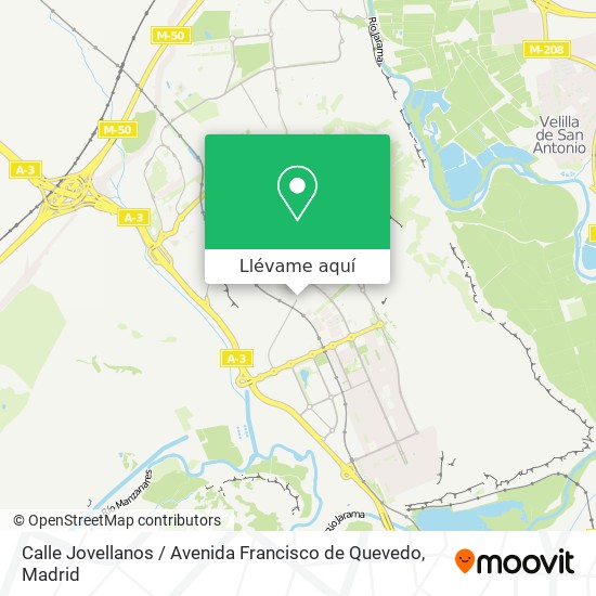 Mapa Calle Jovellanos / Avenida Francisco de Quevedo